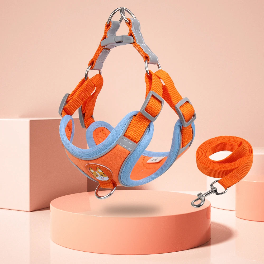 Reflective No-Pull Dog Harness & Leash