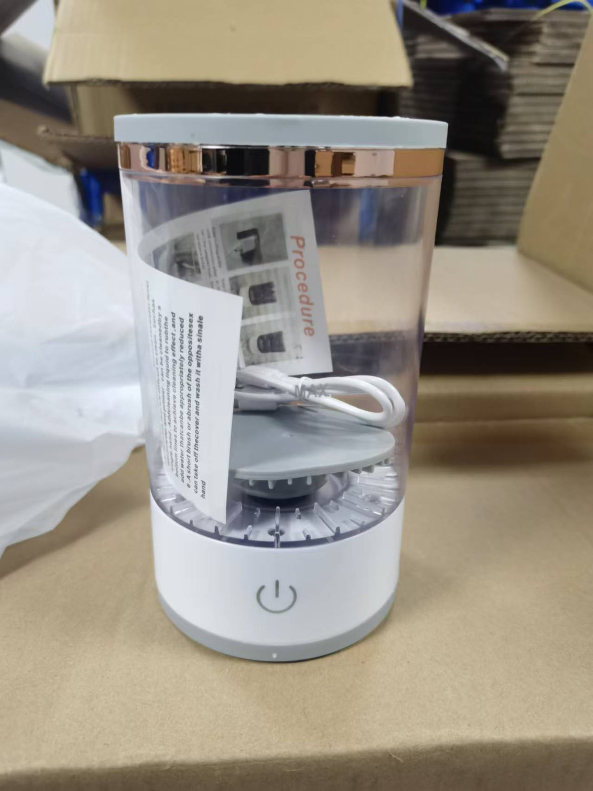 Automatic Makeup Brush Cleaner
