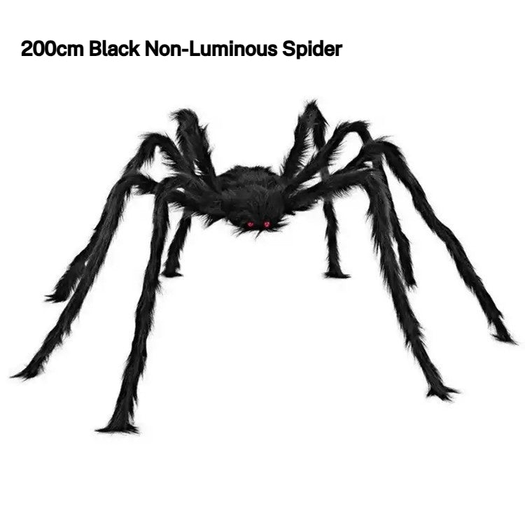 Giant Spider Web with Plush Spider