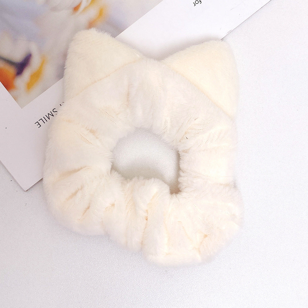 Cat Ear Plush Scrunchie