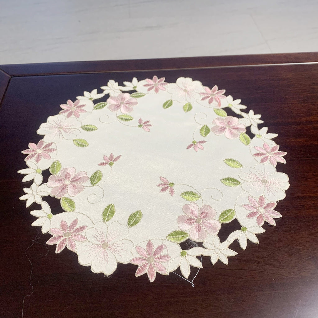 Embroidered Round Placemat