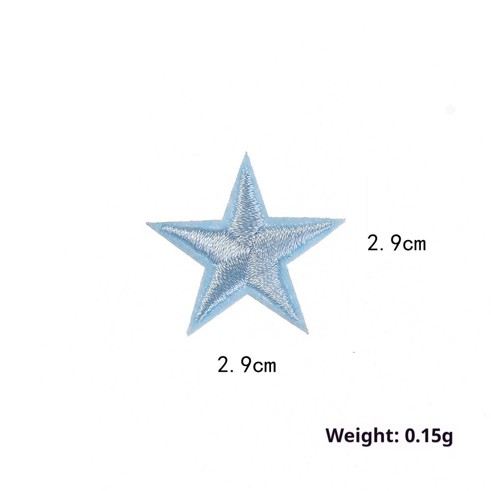 Embroidered Star Patches