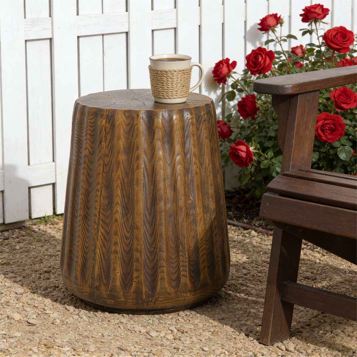 Tree Stump Side Table