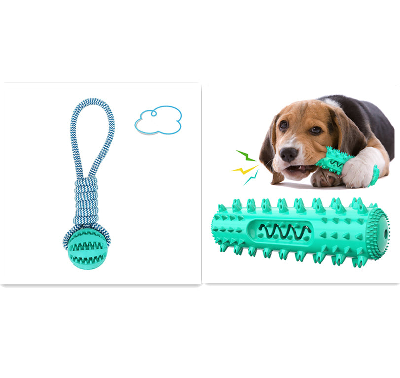 Rope & Rubber Treat Ball