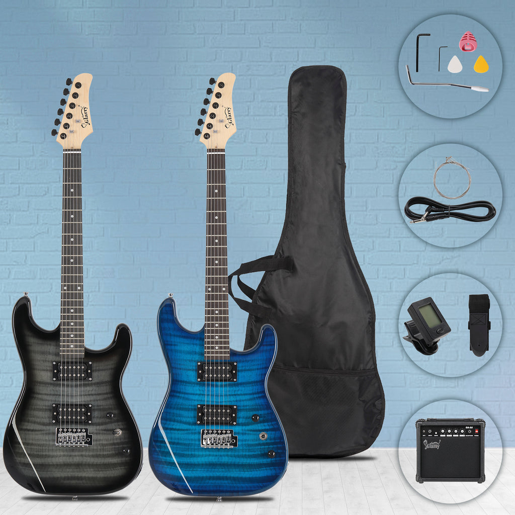 Electric Guitar Starter Kit with Amp