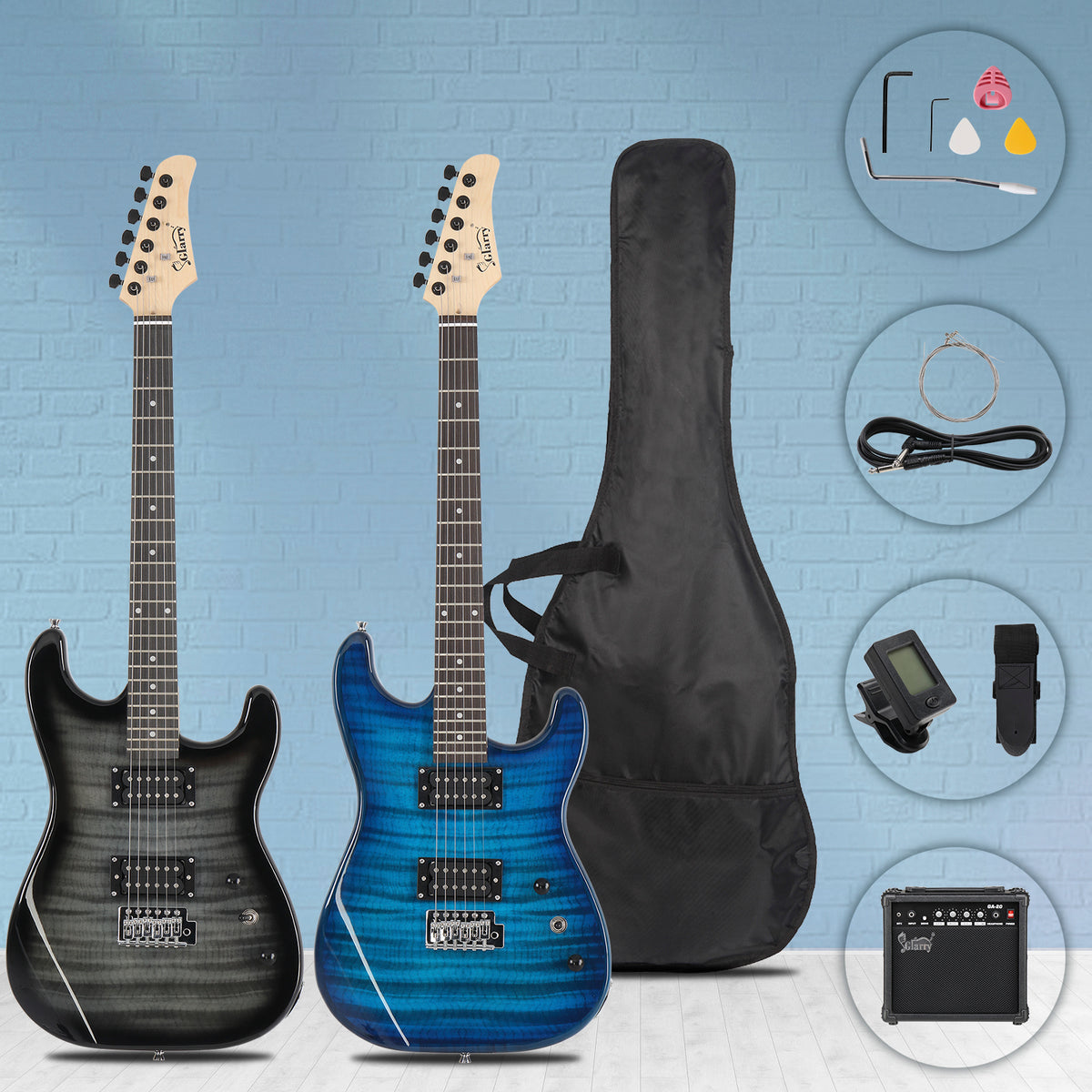 Electric Guitar Starter Kit with Amp