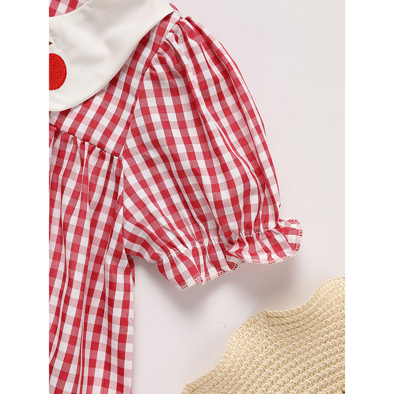 Toddler Plaid Smocked School Dress
