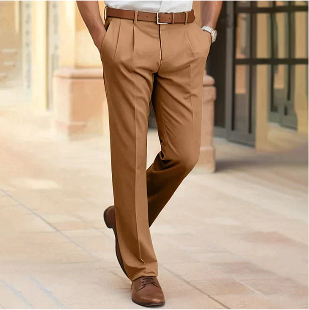 Men's Straight-Leg Dress Pants