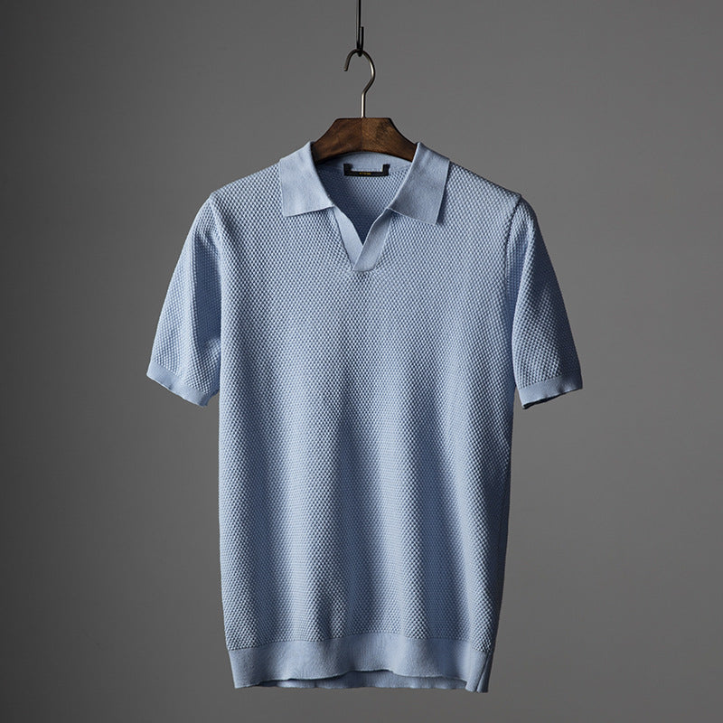 Men's Knit Polo Shirt