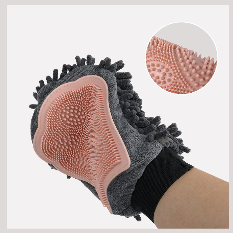 2-in-1 Pet Bath & Drying Glove