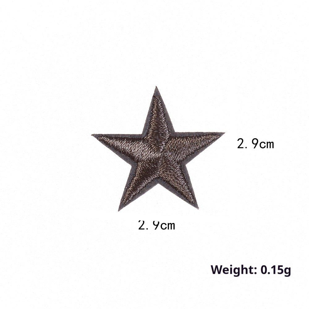 Embroidered Star Patches