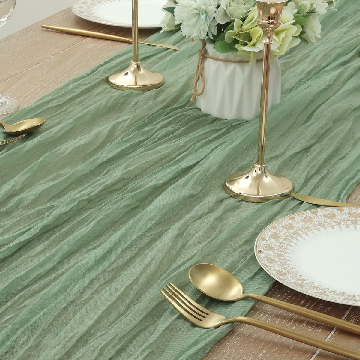 Bohemian Voile Table Runner