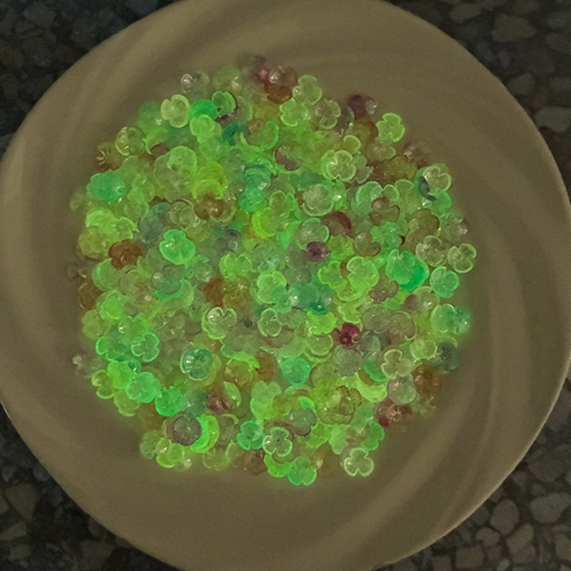 Glow-in-the-Dark Flower Beads