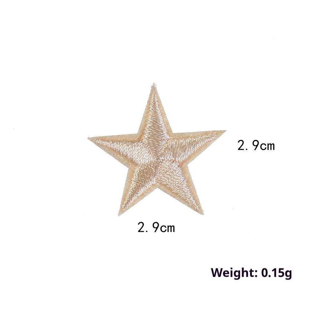 Embroidered Star Patches