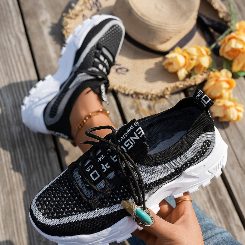 Breathable Knit Walking Sneakers