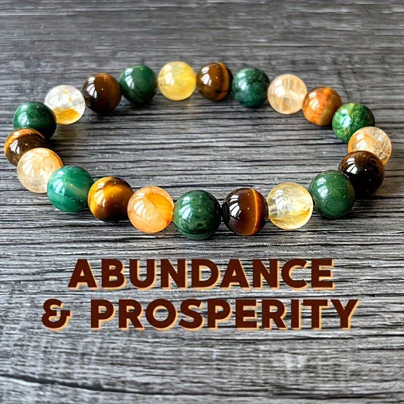 Natural Stone Beaded Bracelet