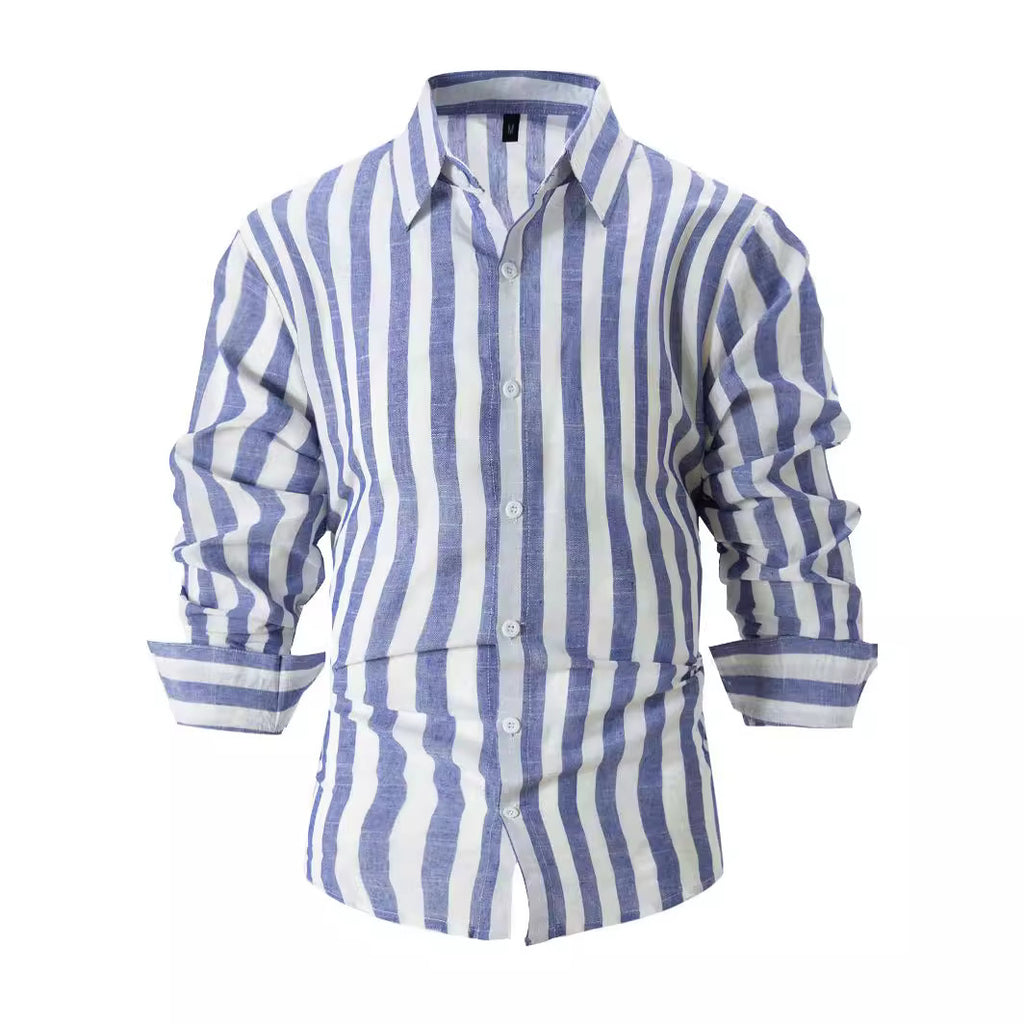 Men's Striped Casual Shirt