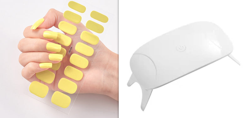 Letter Design Nail Stickers