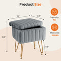 Vanity Stool with Storage
