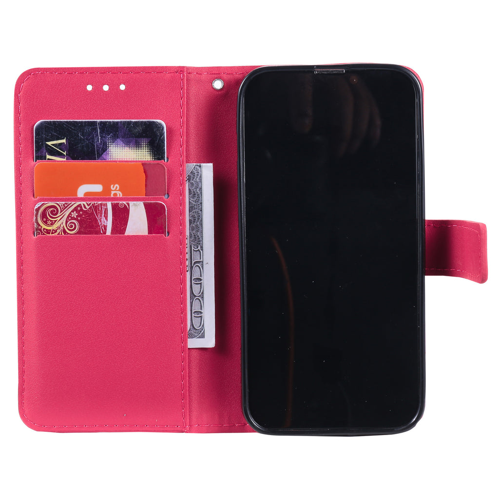 Leather Flip Wallet Case