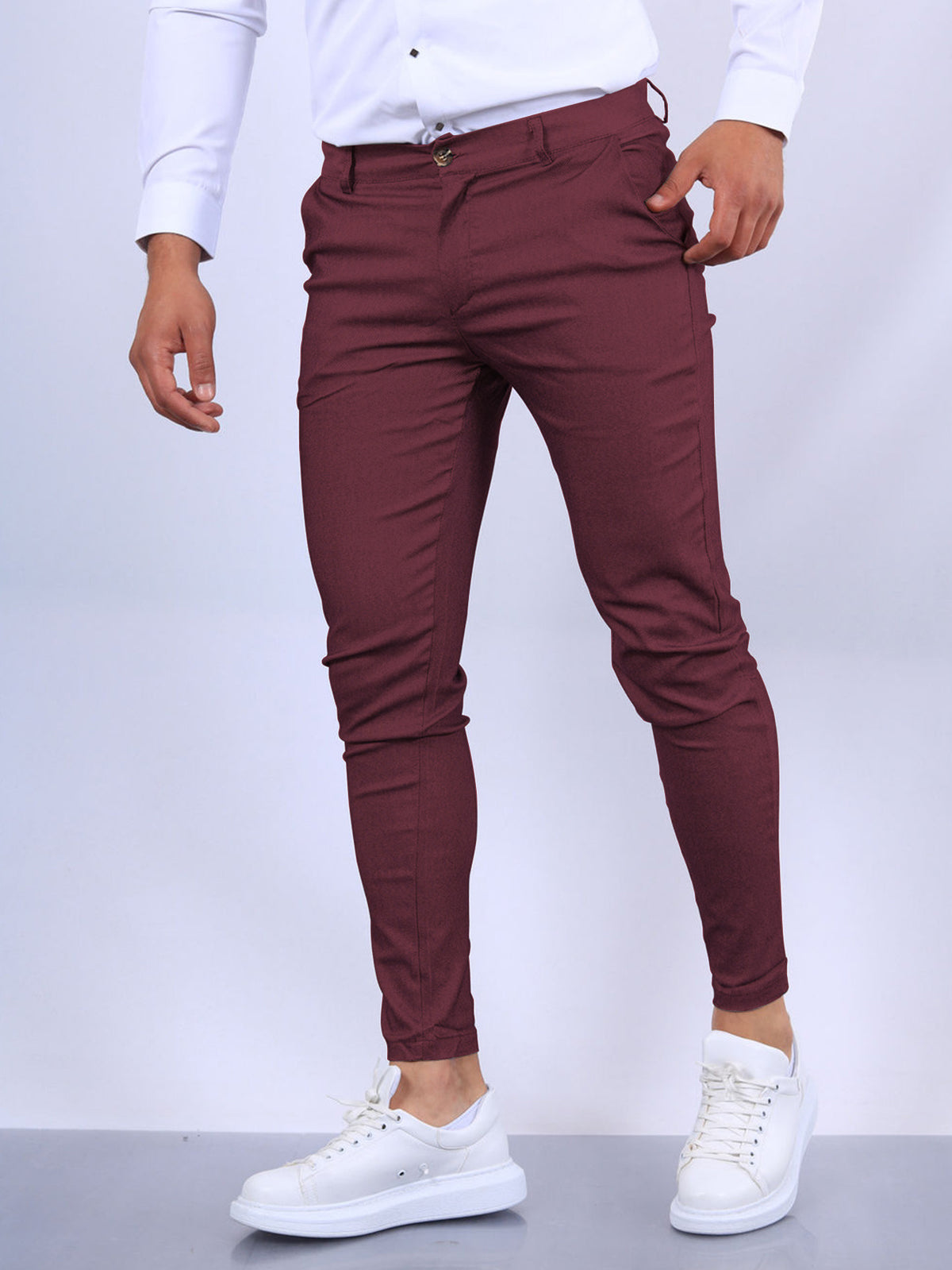 Men's Slim Office Trousers
