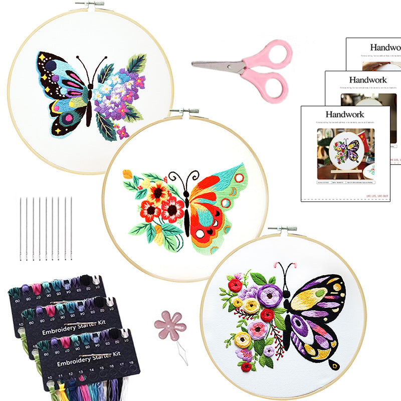 Butterfly Embroidery Kit
