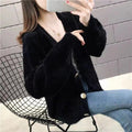 Women's Loose Knit Cropped Top