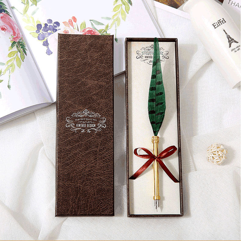 Feather Quill Pen Gift Set