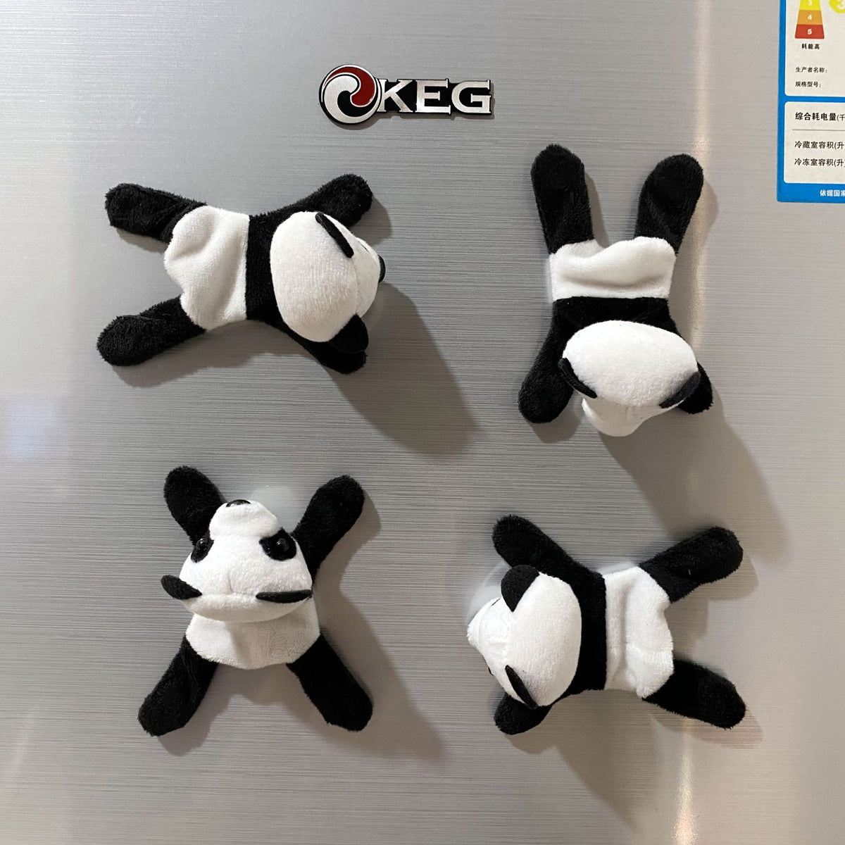 Plush Panda Fridge Magnet