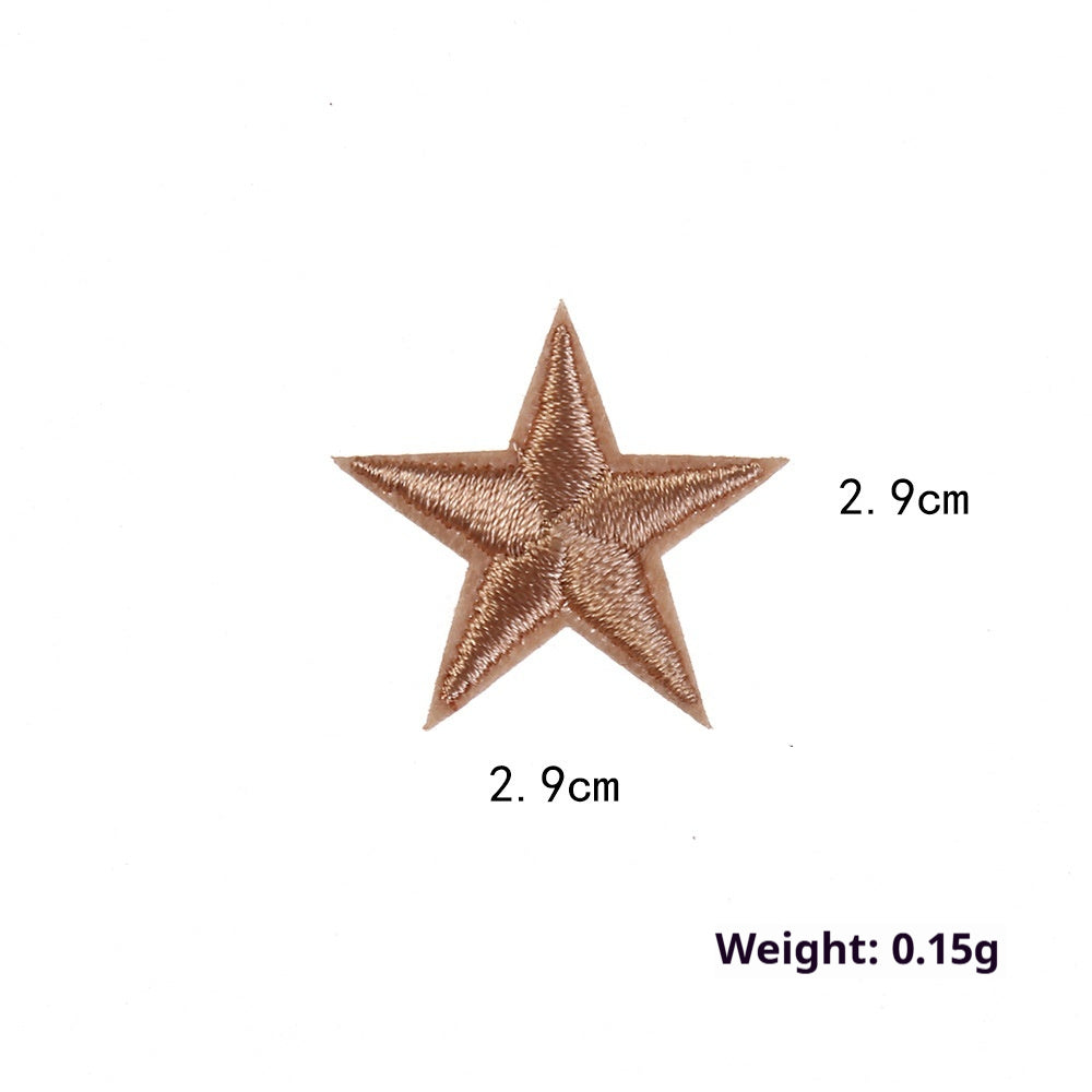 Embroidered Star Patches