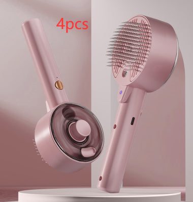 Self-Cleaning Pet Steam Brush