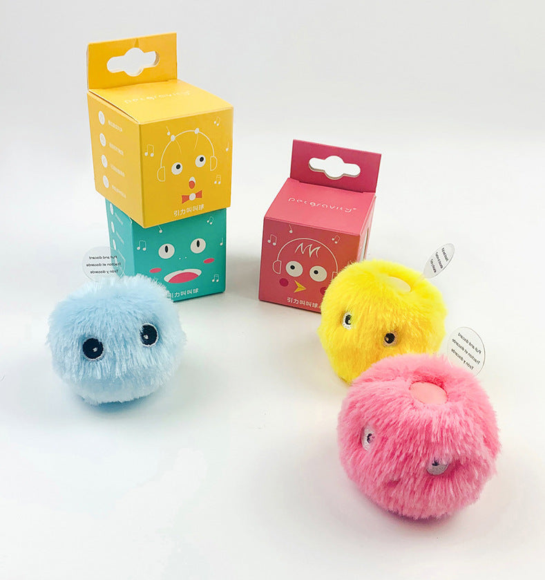 Glowing Plush Cat Ball