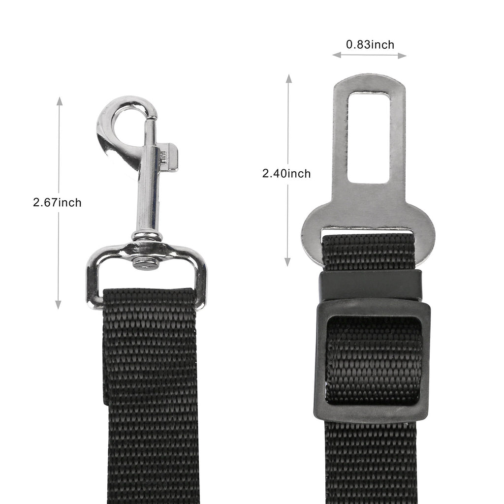 Pet Car Seat Belt Leash (2-Pack)