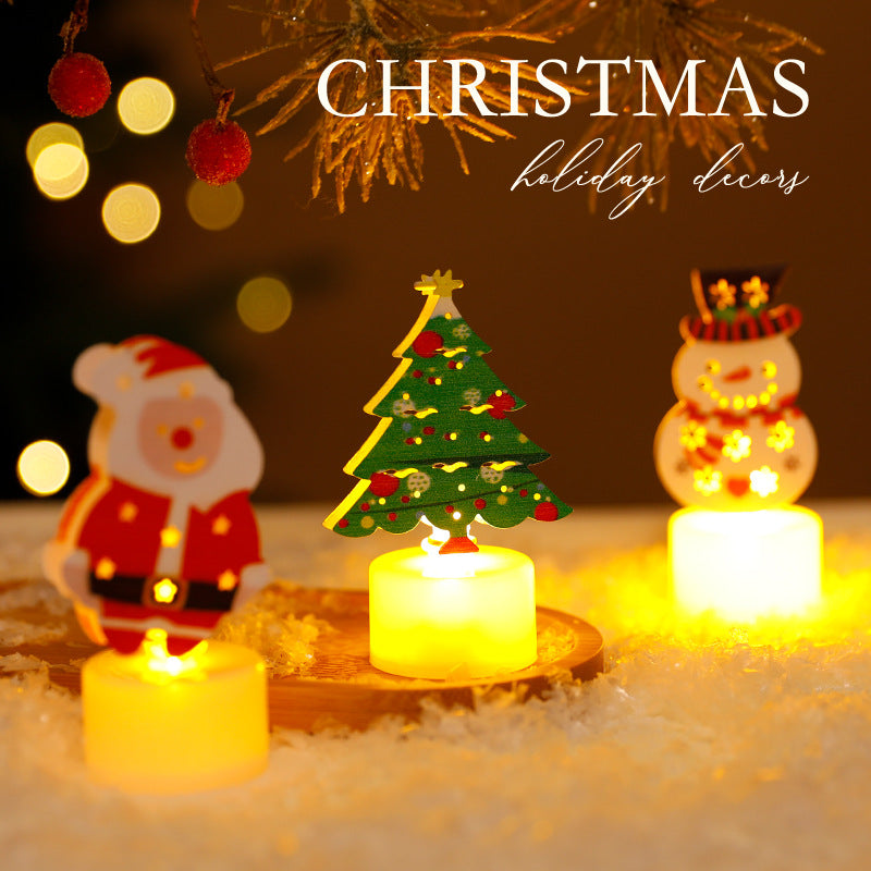 LED Christmas Candle Figures
