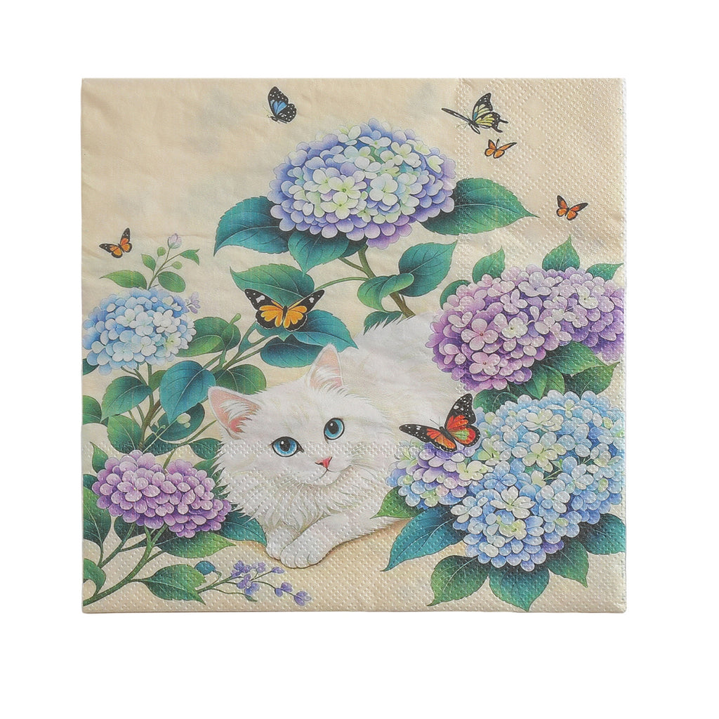 Kitten Print Party Napkins