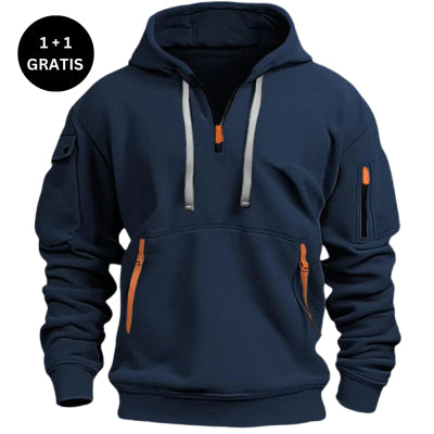 Oversized Drop-Shoulder Hoodie