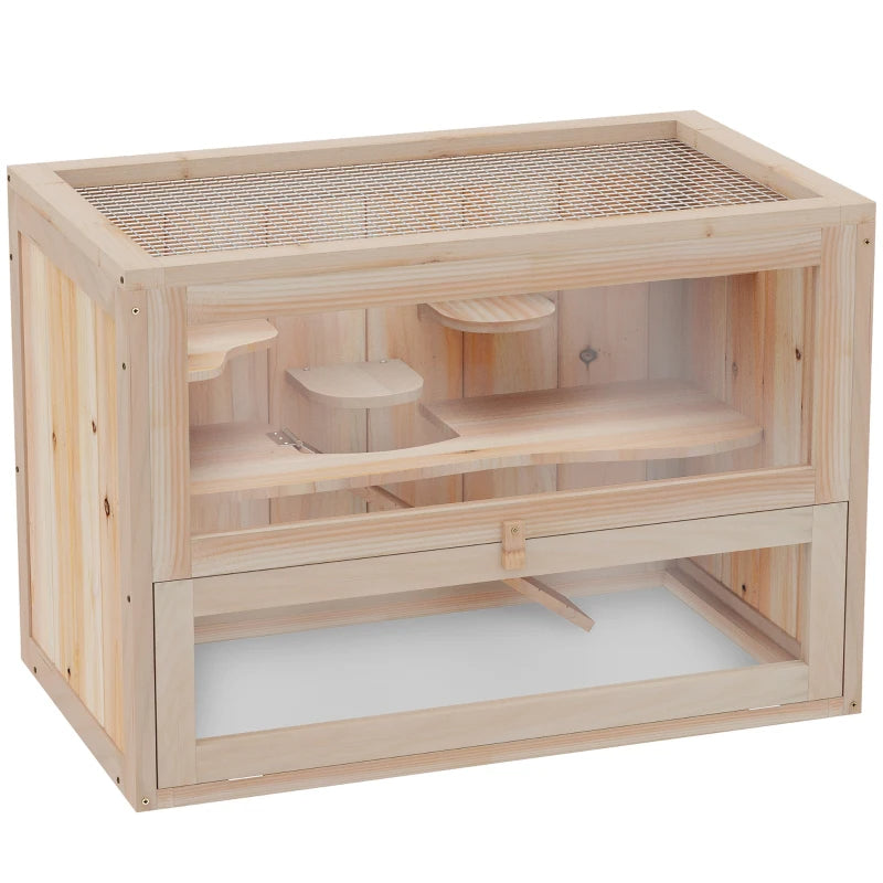 Extra-Large Wooden Hamster Cage (45")