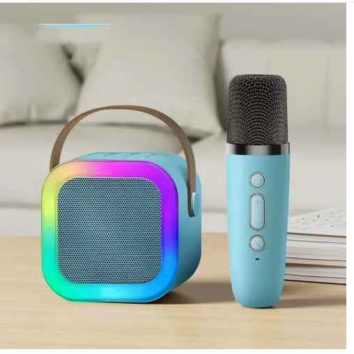 RGB Karaoke Speaker with Microphones