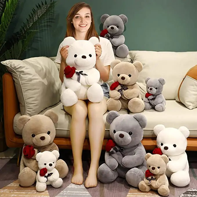 Rose Teddy Bear Plush