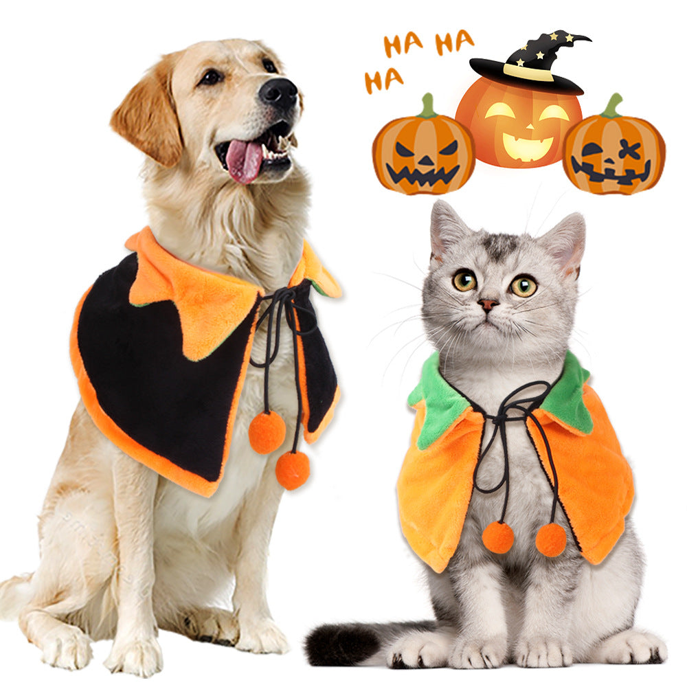 Pumpkin Pet Cloak
