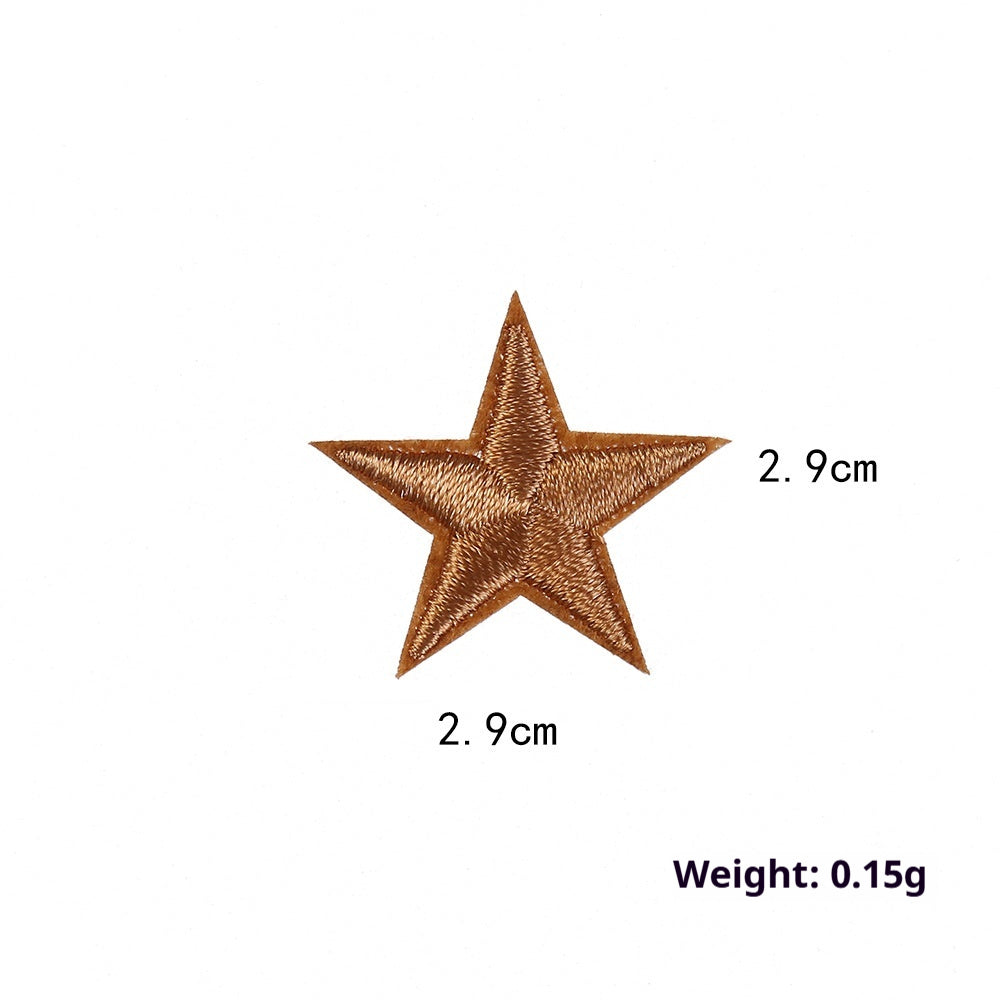 Embroidered Star Patches