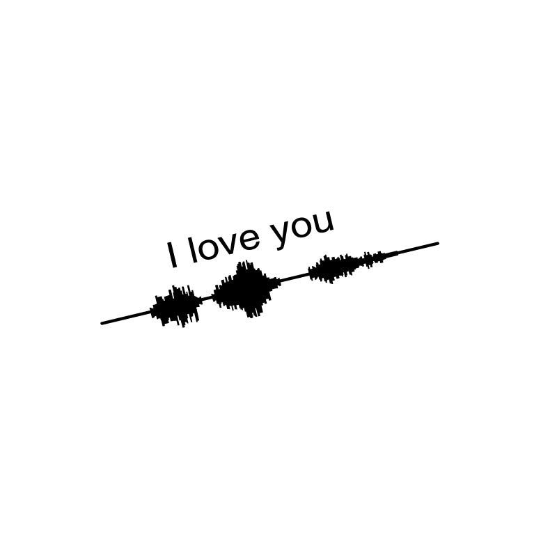 Heartbeat Car Sticker