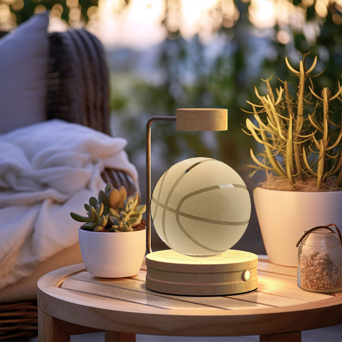 3D Crystal Ball Night Light