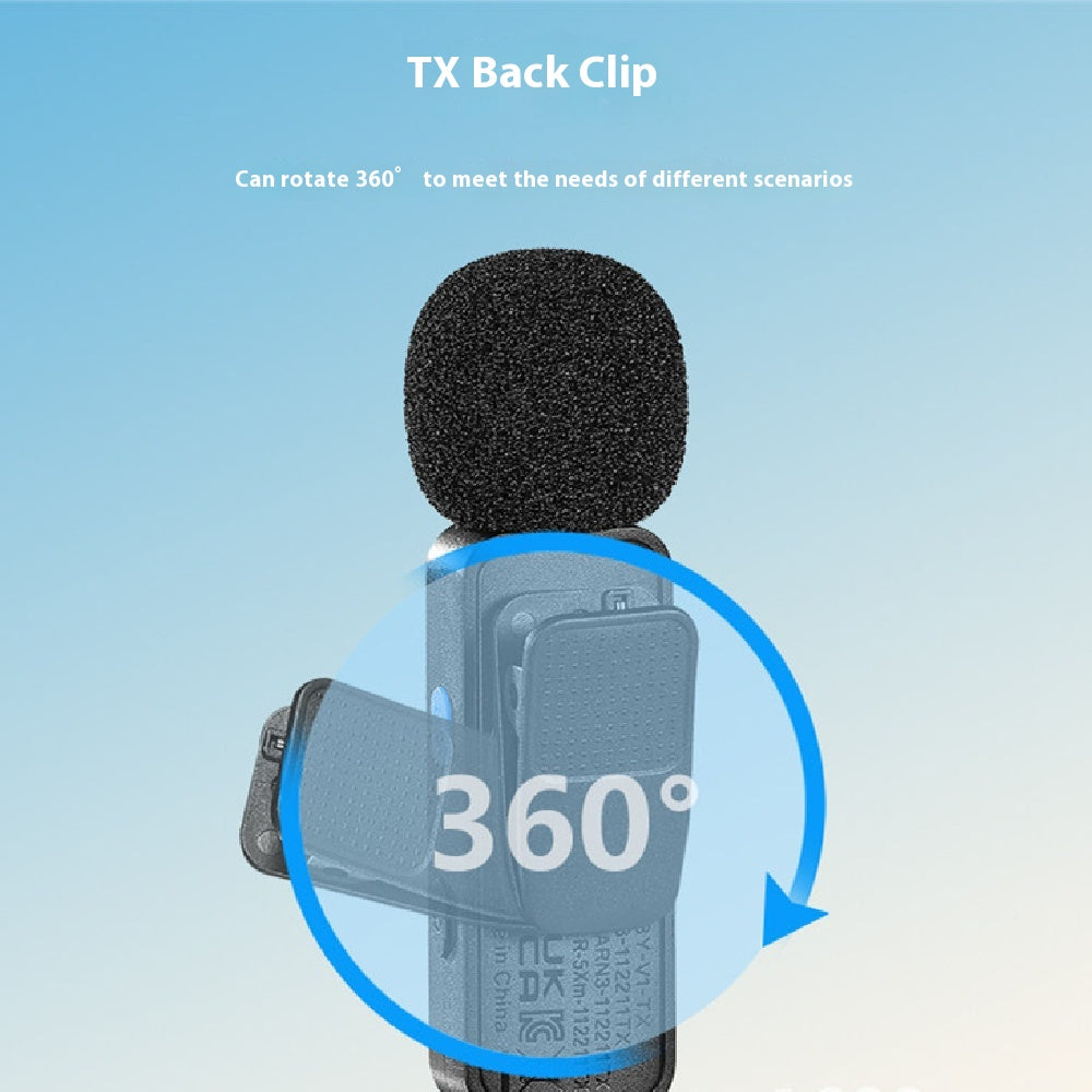 Wireless Clip-On Microphone