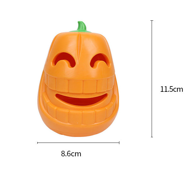 Pumpkin Treat-Dispensing Dog Toy