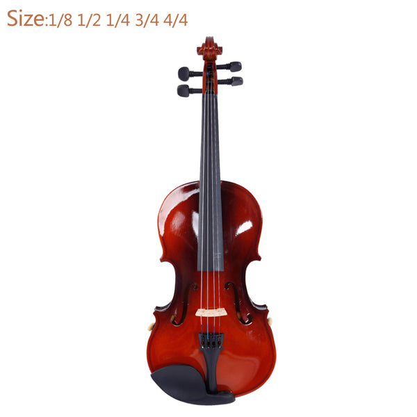 Full-Size 4/4 Acoustic Violin Set
