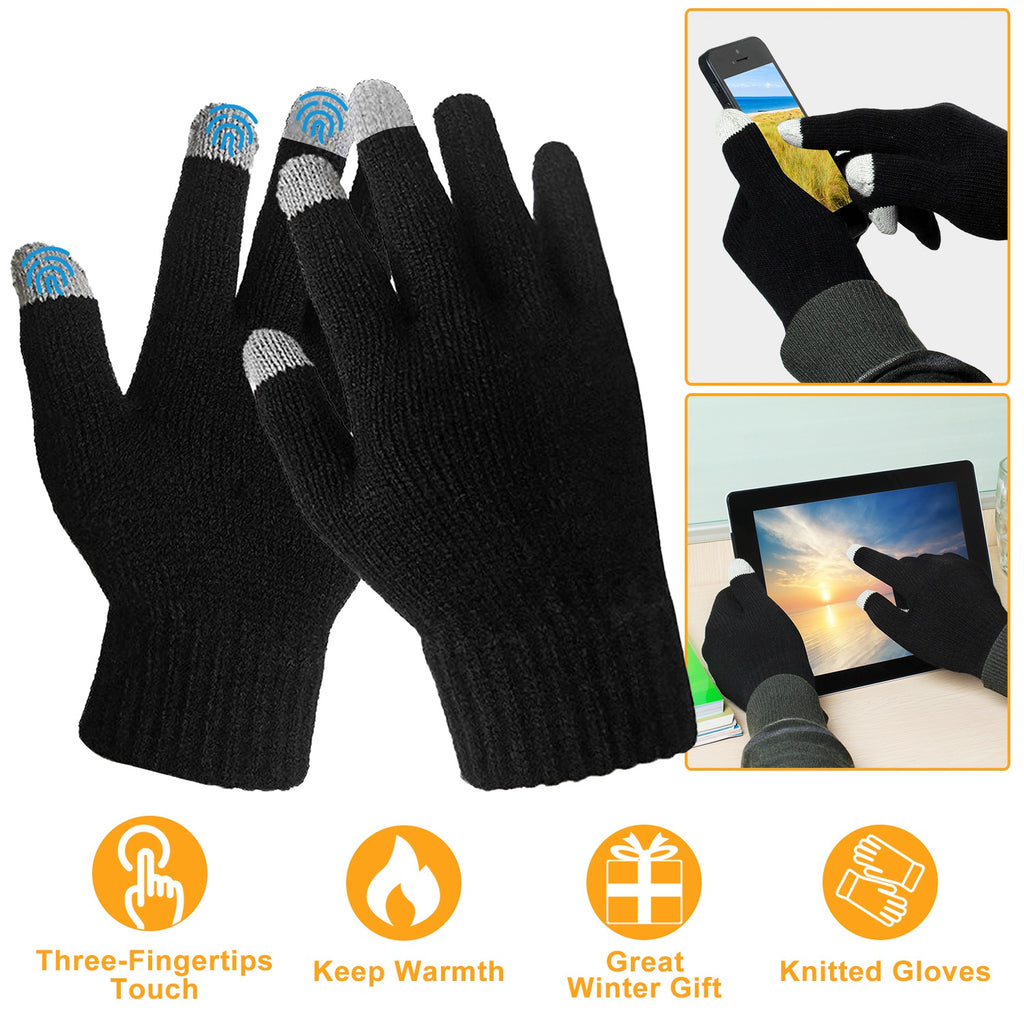 Knit Touchscreen Gloves