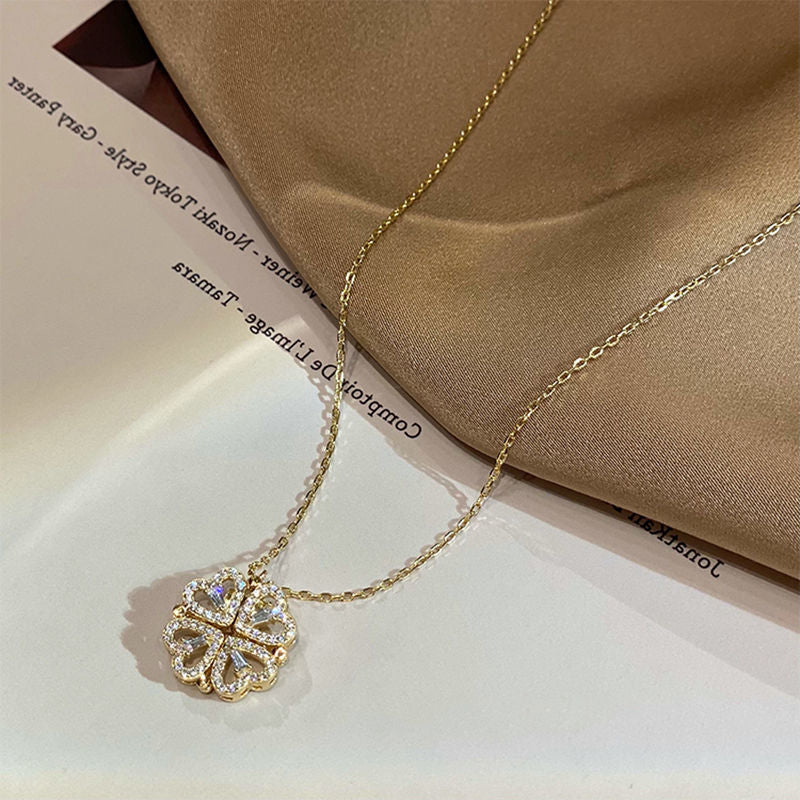 4-in-1 Heart Clover Necklace