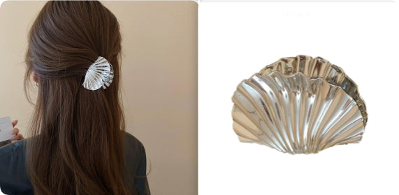 Seashell Metal Hair Claw