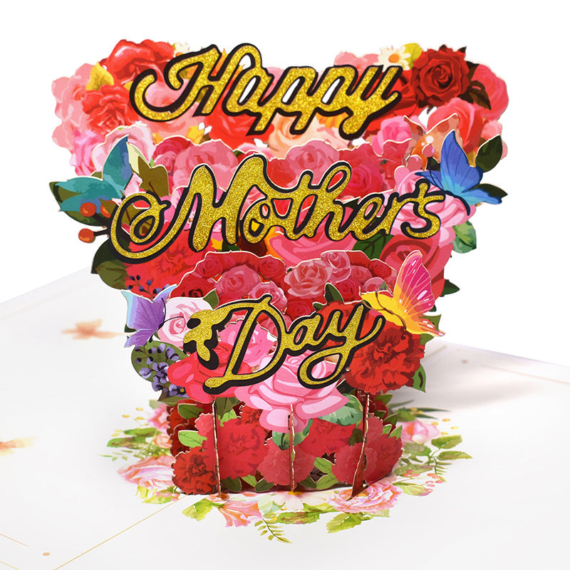 3D Pop-Up Flower Card for Mom